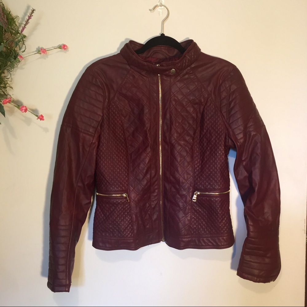 Ci Sono faux leather jacket